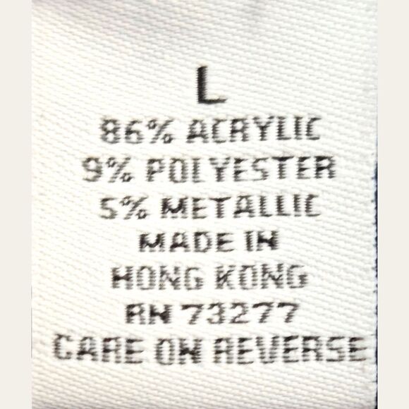 NWOT CROFT & BARROW Women's Black Metallic Sparkle Short Sleeve Sweater - Picture 10 of 12